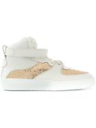 Red Valentino Embellished Hi-top Sneakers - White