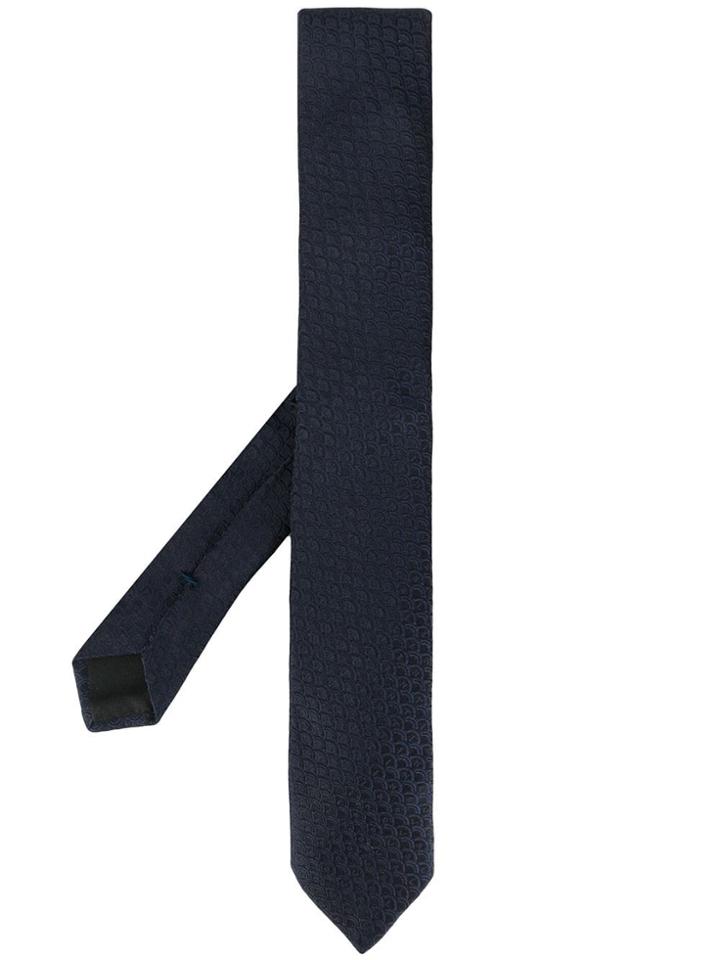 Valentino Woven Tie - Blue