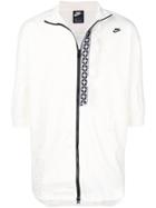 Nike Zip-front Longline Jacket - White