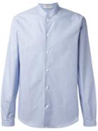 Melindagloss Officer Collar Shirt, Men's, Size: 39, Blue, Cotton