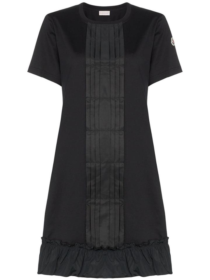 Moncler Ruffle Detail Dress - Black
