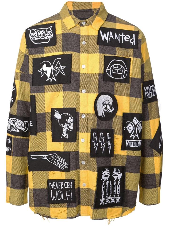 Haculla Stabat Checked Shirt - Yellow