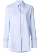 Victoria Victoria Beckham Ruched Sleeves Shirt - Blue