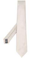 Emporio Armani Silk Blend Tie - Neutrals