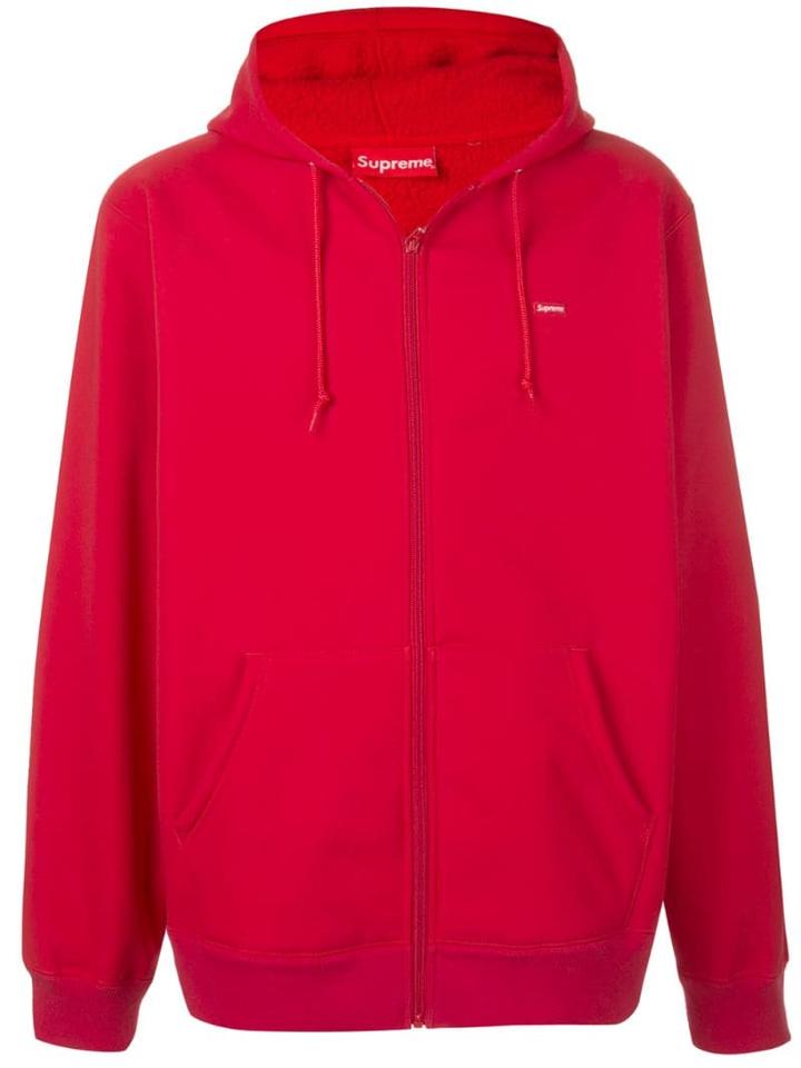 Supreme Windstopper Zip Up Hoodie - Red