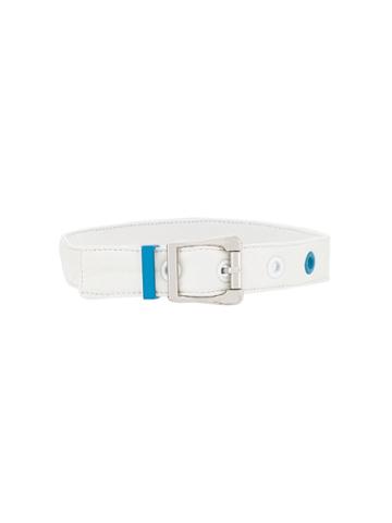 C2h4 Buckled Choker Necklace - White