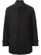 Burberry Classic Collar Coat, Men's, Size: 54, Black, Cotton/acetate/spandex/elastane