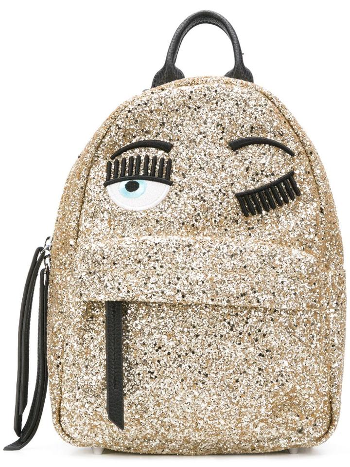 Chiara Ferragni Flirting Backpack - Metallic