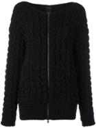 Ilaria Nistri Zipped Cardigan, Women's, Size: 44, Black, Polyester/viscose/cashmere/wool