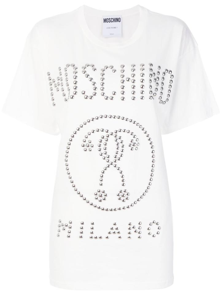 Moschino Oversized Question Mark T-shirt - White