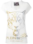 Plein Sport Metallic Logo T-shirt - White