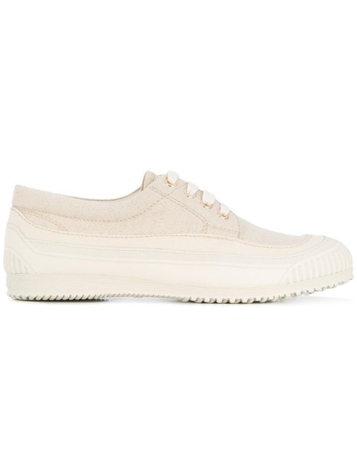 Hogan Textured Panel Sneakers - Nude & Neutrals