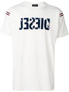 Diesel Logo Short-sleeve T-shirt - Nude & Neutrals