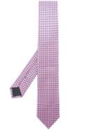 Ermenegildo Zegna Printed Tie - Pink & Purple