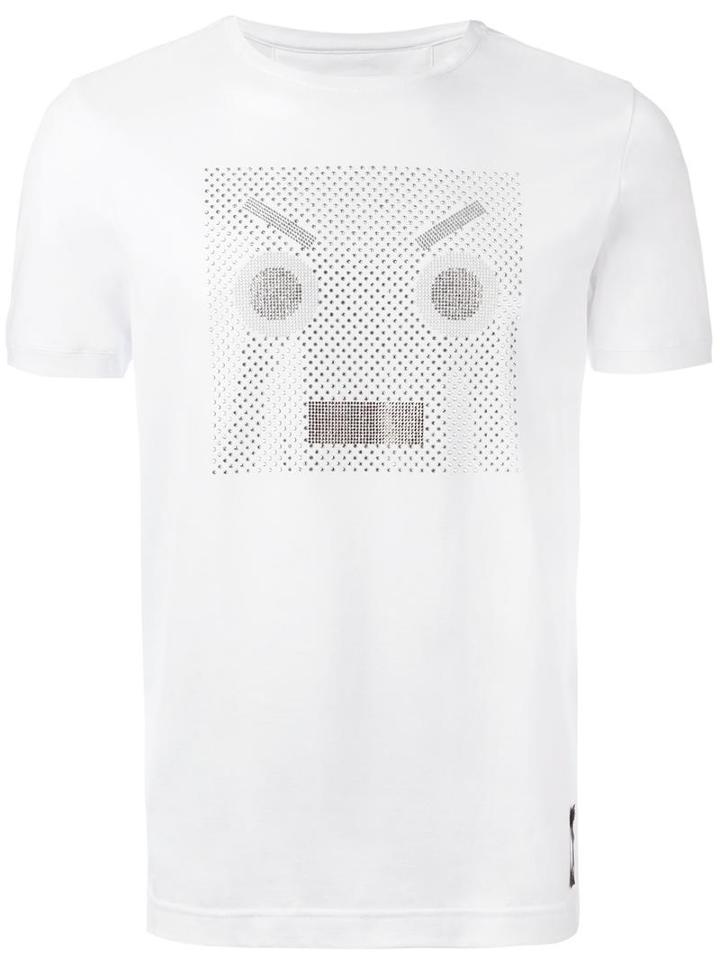 Fendi No Words T-shirt, Men's, Size: 52, White, Cotton/glass
