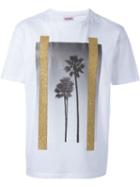 Palm Angels Palm Tree Print T-shirt, Men's, Size: S, White, Cotton