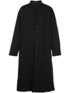 Yohji Yamamoto Oversized Coat, Men's, Size: 3, Black, Cotton