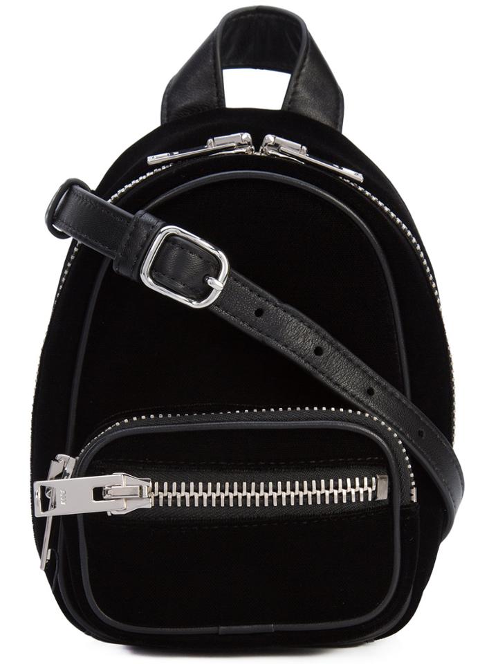Alexander Wang Atticia Mini Backpack Crossbody Bag - Black