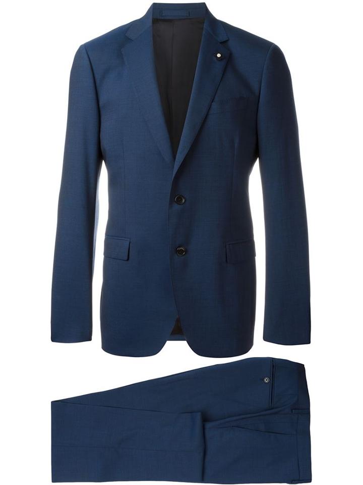 Lardini Flower Detail Suit