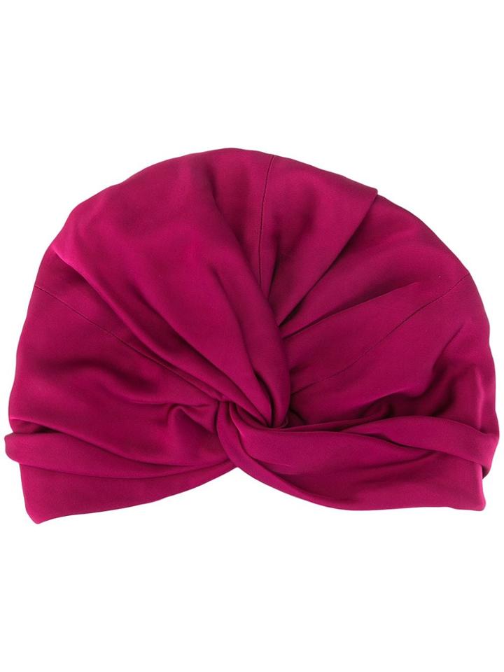 Layeur Knot Detail Turban - Purple