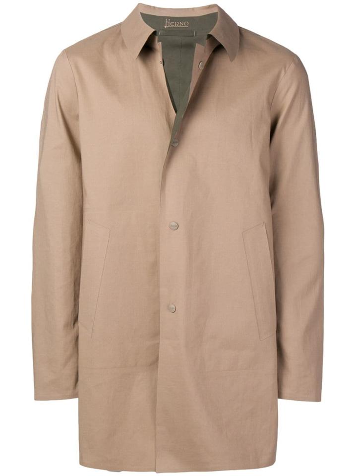 Herno Poplin Jacket - Neutrals