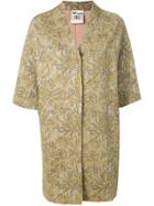 Semicouture 3/4 Sleeves Coat - Gold