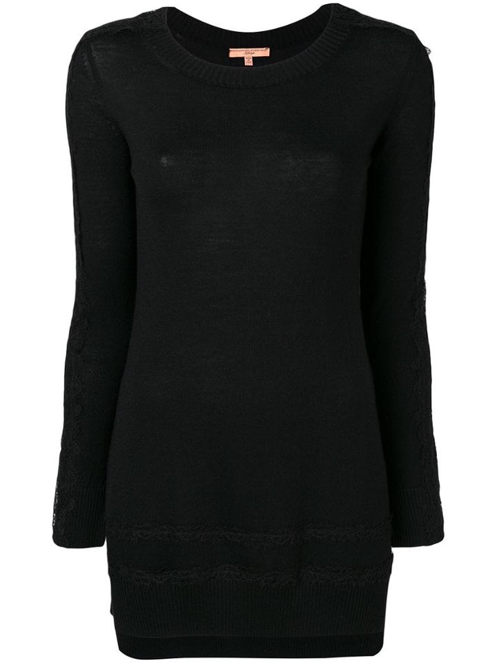 Ermanno Scervino Round Neck Sweater - Black
