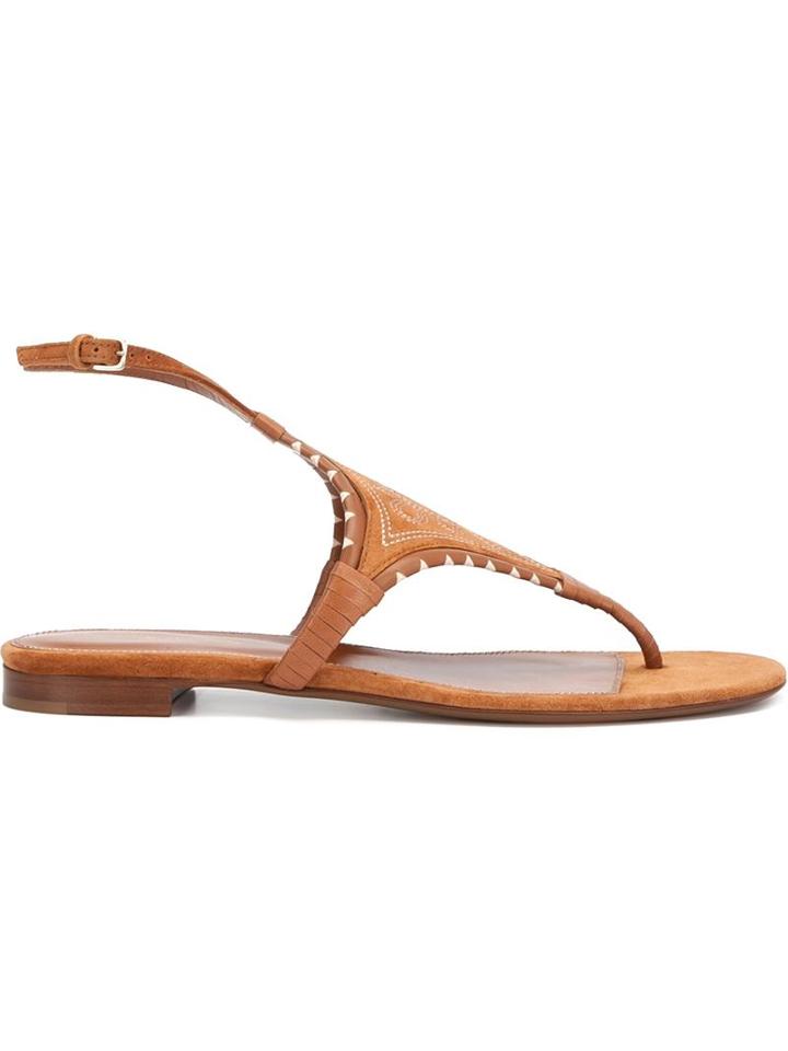 Sergio Rossi Thong Strap Sandals