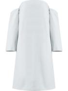 Talie Nk - Off The Shoulder Dress - Women - Cotton/polyester/spandex/elastane - 38, Grey, Cotton/polyester/spandex/elastane