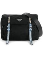 Prada Stud-detail Belt Bag - Black