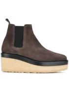 Pierre Hardy Wedged Chelsea Boots - Brown