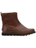 Sorel Ridged Sole Ankle Boots - Brown