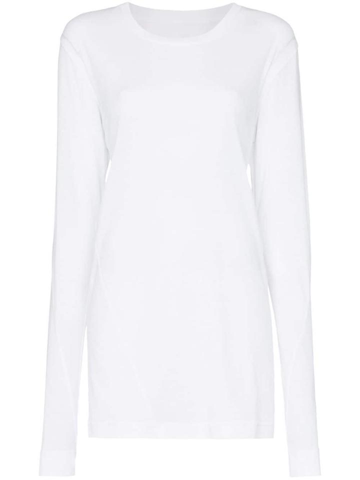 Ten Pieces X Rude Twist Stitch Long Sleeved T-shirt - White