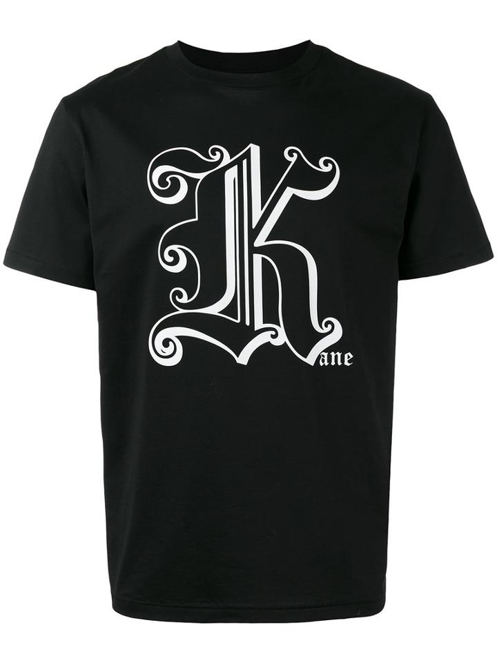 Christopher Kane - Metallic K Unisex T-shirt - Men - Cotton - L, Black, Cotton
