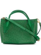 Desa 1972 Textured Cross Body Bag, Women's, Green, Leather