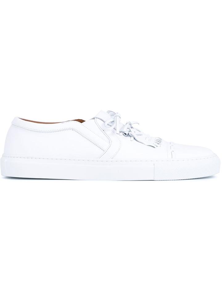 Givenchy Sk8 Sneakers, Men's, Size: 42.5, White, Leather/rubber