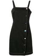 Vivetta Button Embellished Dress - Black