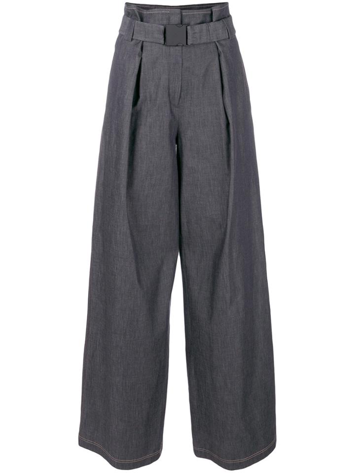 No21 High Waist Trousers - Blue