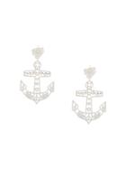 Karen Walker Filigree Anchor Studs - Silver