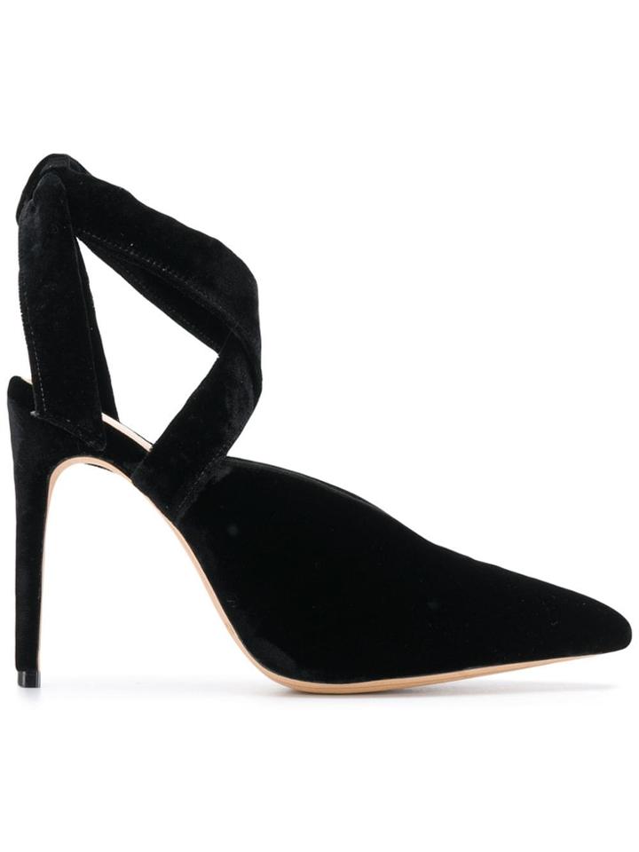 Alexandre Birman Sally Tie Back Mules - Black