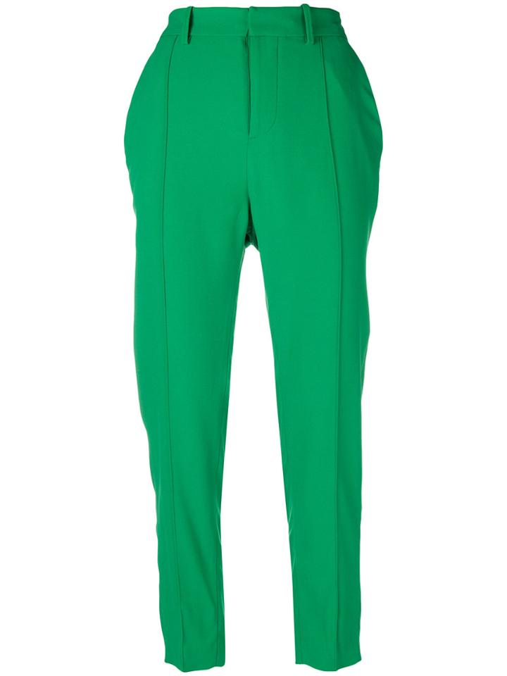 Zadig & Voltaire Panda Cropped Trousers - Green