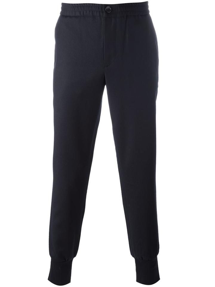 Ps By Paul Smith Welt Pockets Track Pants, Men's, Size: 36, Blue, Wool