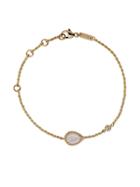 Boucheron 18kt Yellow Gold Serpent Bohème Diamond And Mother-of-pearl