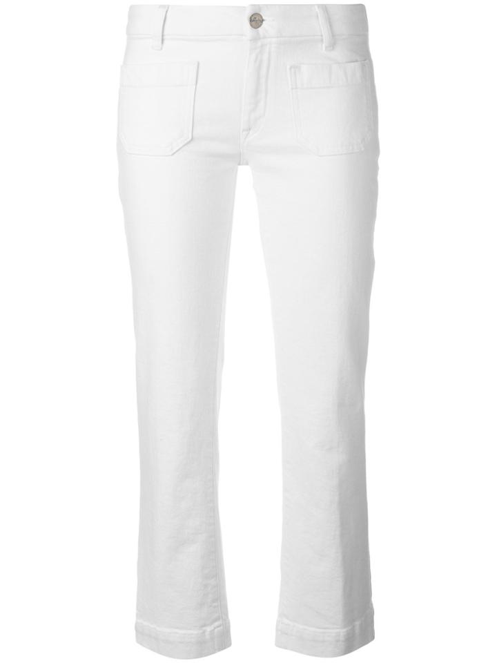 The Seafarer Cropped Jeans - White