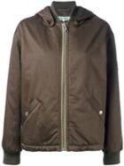 Kenzo Short Parka Jacket, Women's, Size: Small, Green, Cotton/acetate/polyester
