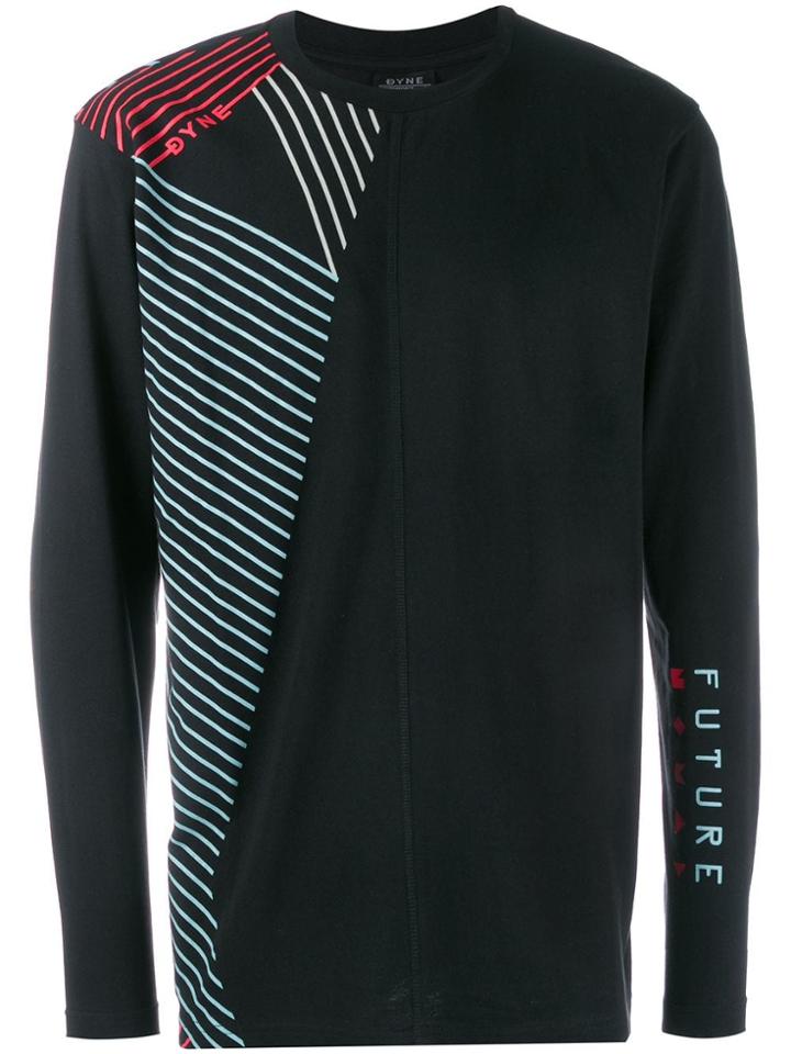 Dyne Printed Sweatshirt - Black