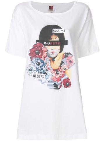I'm Isola Marras Japanese Print T-shirt - White