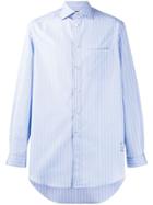 Gucci Striped Poplin Shirt - Blue