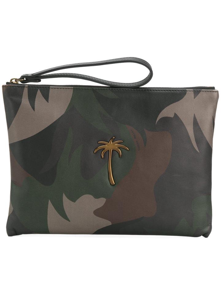 Tomas Maier Camo Palm Pouch - Green