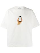 Sunnei Mobile Print T-shirt - White